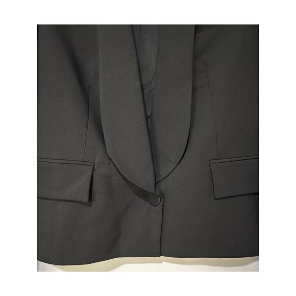 Zara Women's Black Blazer Size Small NWT Wool Polyester Blend Dressy Off… - Picture 6 of 13